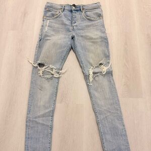 Purple Jeans Size 33 skinny
